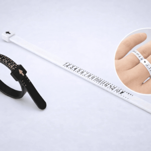 Yüzük Ölçüsü Alma Aleti Parmak Yüzük Ölçer Aparatı Ring Sizer Yüzük Ölçme Ölçü Seti - 2 adet