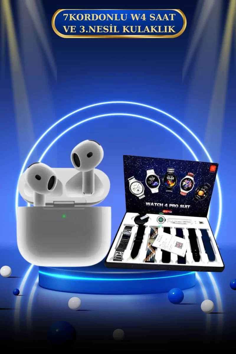 3.Nesil TWS Bluetooth Kulaklık Bluetooth Bağlantılı Akıllı Saat Amoled Ekran Plastik Hasır Kordon 5 3.Nesil TWS Bluetooth Kulaklık Bluetooth Bağlantılı Akıllı Saat Amoled Ekran Plastik Hasır Kordon - Görsel 5