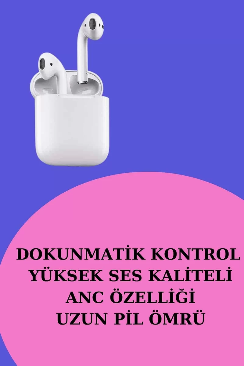 3 Kordonlu Dokunmatik Ekran Akıllı Saat ve 2.Nesil Kablosuz Bluetooth Kulaklık ANC/ENC 5 3 Kordonlu Dokunmatik Ekran Akıllı Saat ve 2.Nesil Kablosuz Bluetooth Kulaklık ANC/ENC - Görsel 5