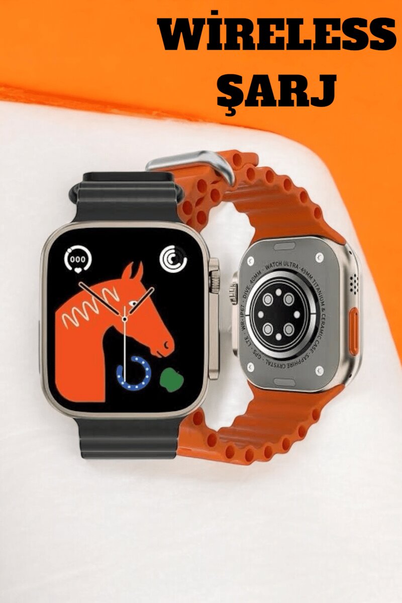 49MM Ekranlı, Kan Basıncı ve Adımsayar Özellikli Bluetooth Akıllı Saat 5 49MM Ekranlı, Kan Basıncı ve Adımsayar Özellikli Bluetooth Akıllı Saat - Görsel 5