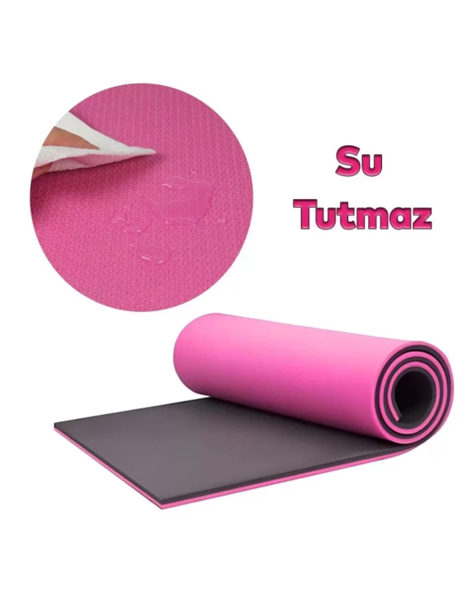 10 mm Fitness Yoga Matı Kaymaz Yüzey Çift Taraflı Kullanım Dayanıklı Eva Malzeme 5 10 mm Fitness Yoga Matı Kaymaz Yüzey Çift Taraflı Kullanım Dayanıklı Eva Malzeme - Görsel 5