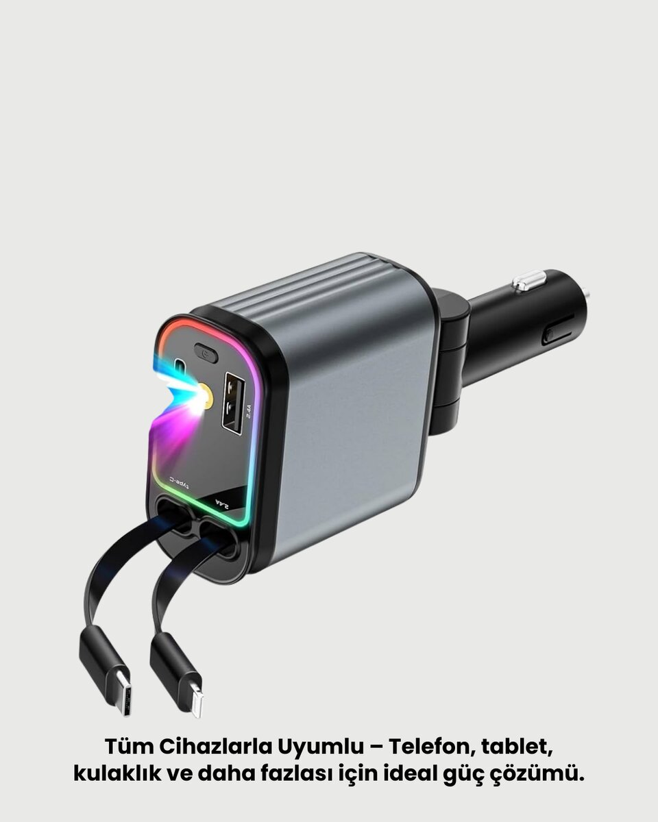 Renault, Peugeot, Citroen, Fiat Araçlar için Hızlı Şarjlı Araç Çakmaklık Adaptörü 5 Renault, Peugeot, Citroen, Fiat Araçlar için Hızlı Şarjlı Araç Çakmaklık Adaptörü - Görsel 5