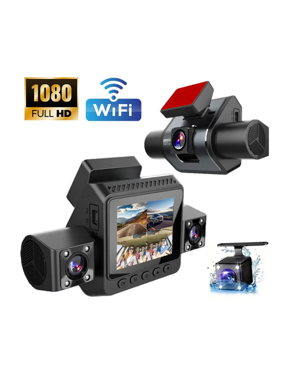 Araç Ön Arka İç Kamera Sistemi Full HD Hareket Sensörlü Kayıt Cihazı 5 Araç Ön Arka İç Kamera Sistemi Full HD Hareket Sensörlü Kayıt Cihazı - Görsel 5
