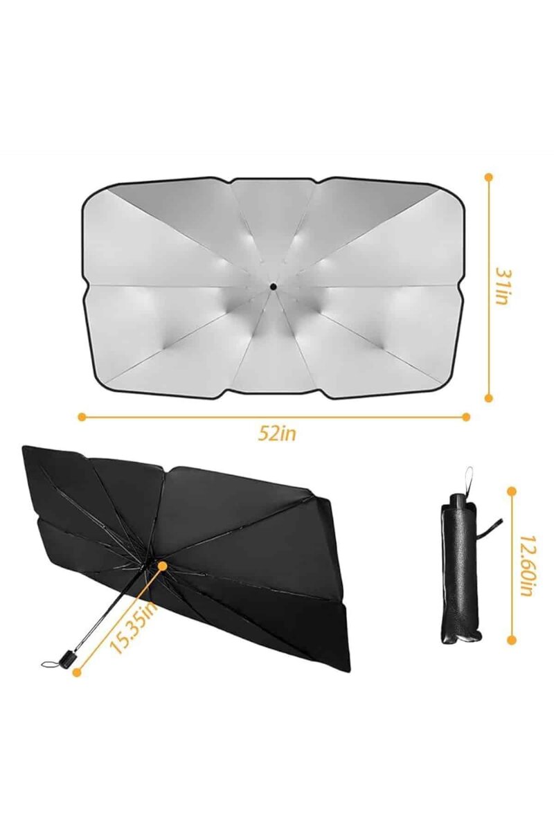 Yeni Nesil Tüm Araç Modellerine Uygun Oto Şemsiye Katlanabilir UV Işınlarına Karşı 5 Yeni Nesil Tüm Araç Modellerine Uygun Oto Şemsiye Katlanabilir UV Işınlarına Karşı - Görsel 5