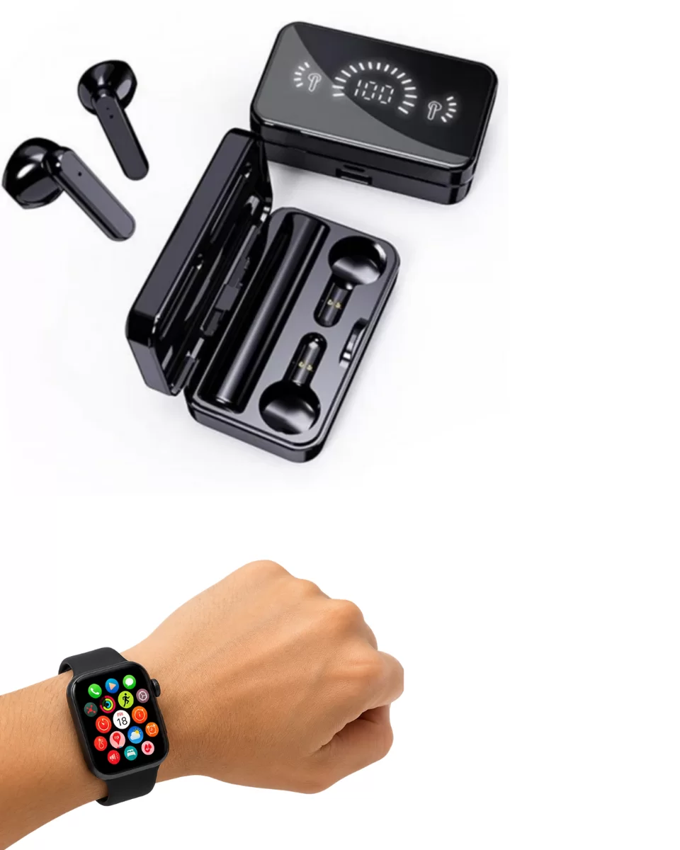Akıllı Saat ve Bluetooth Kulaklık Seti AMOLED Ekran Uzun Batarya ve Kablosuz Kullanım 5 Akıllı Saat ve Bluetooth Kulaklık Seti AMOLED Ekran Uzun Batarya ve Kablosuz Kullanım - Görsel 5