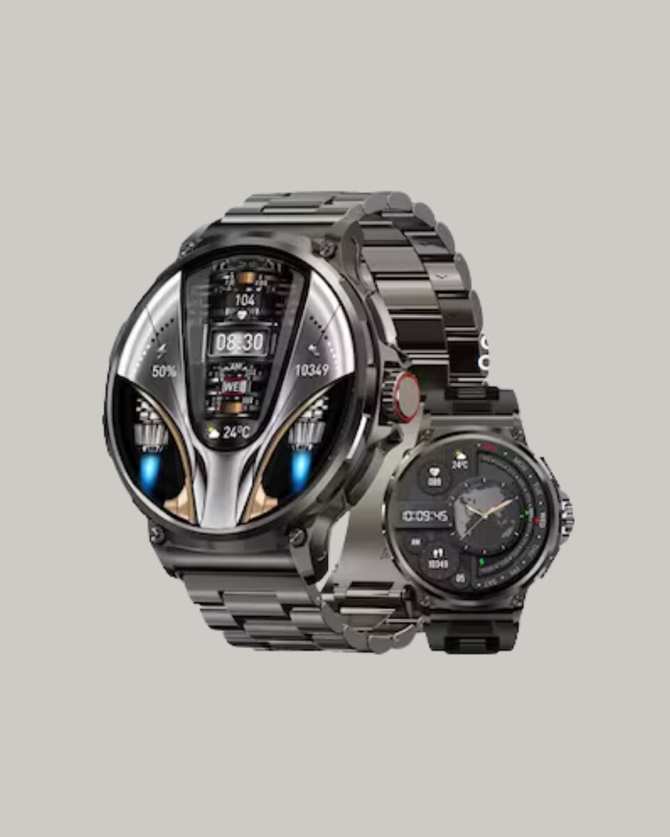 Şık Metal Kasa ve Değiştirilebilir Kordonlarla SW80 Smartwatch 5 Şık Metal Kasa ve Değiştirilebilir Kordonlarla SW80 Smartwatch - Görsel 5