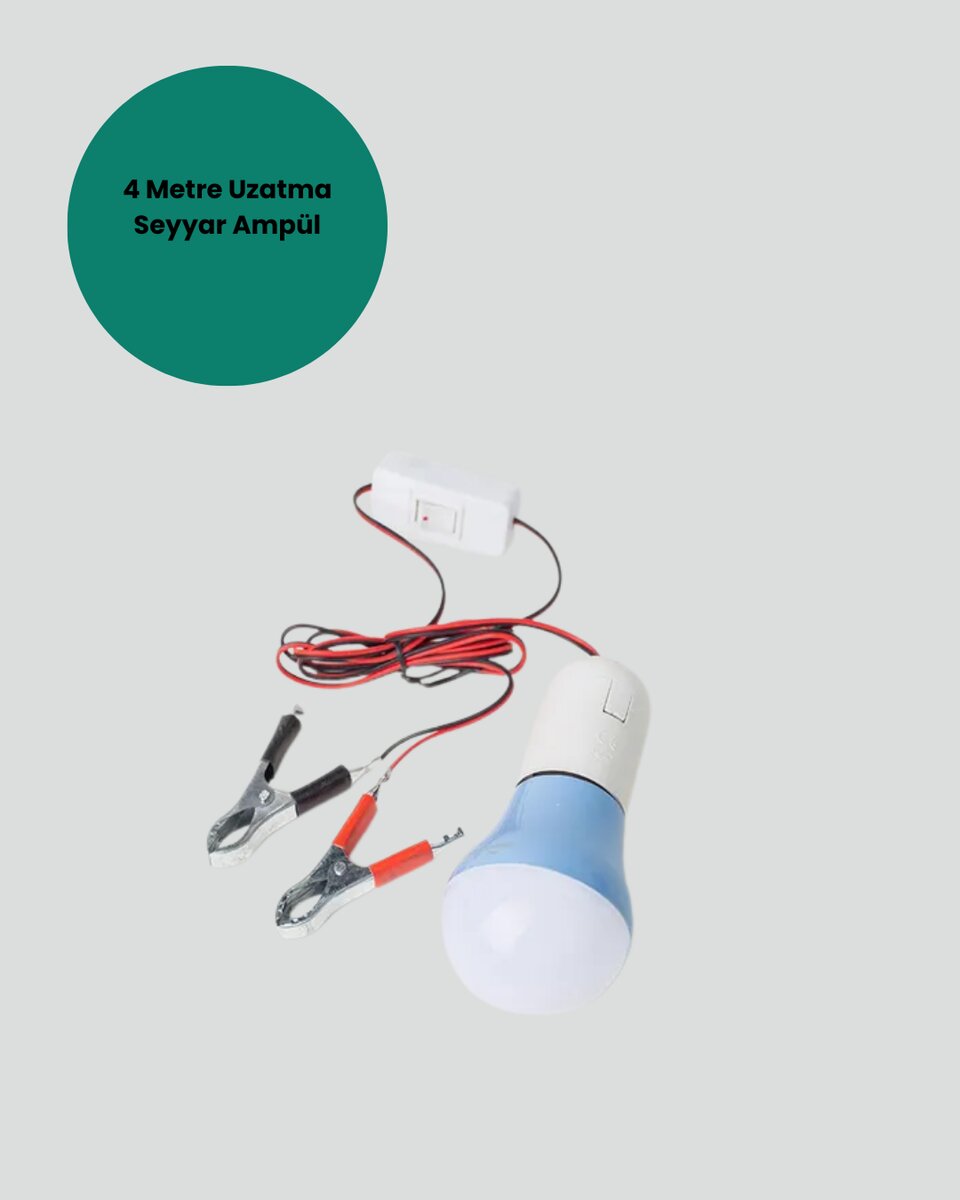 Araç Akü Bağlantılı 12V LED Ampul Pratik Işık Çözümü 5 Araç Akü Bağlantılı 12V LED Ampul Pratik Işık Çözümü - Görsel 5