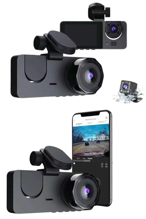 CarPlay Fotoğraf ve Video Kaydedici Araç İçi Kamera Ekranlı 5 CarPlay Fotoğraf ve Video Kaydedici Araç İçi Kamera Ekranlı - Görsel 5