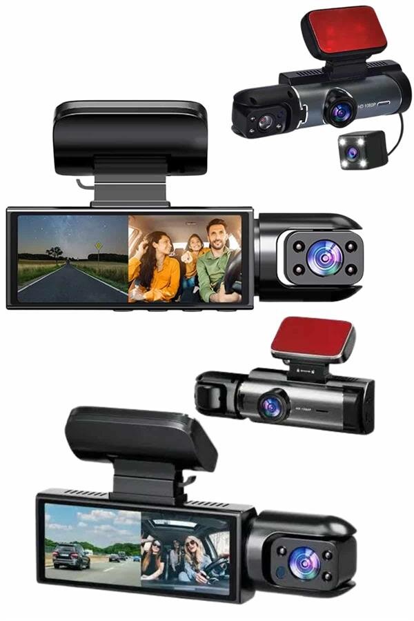 Video ve Fotoğraf Kaydedici Sürüş Kamerası Ön ve Arka Çift Kameralı 5 Video ve Fotoğraf Kaydedici Sürüş Kamerası Ön ve Arka Çift Kameralı - Görsel 5