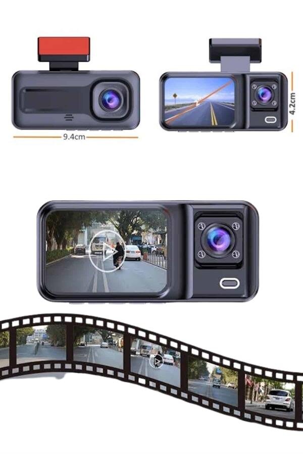 2 İnç Araç İçi Kameralı Ekran 1080P Full HD Kaliteli Hafıza Kart Destekli 5 2 İnç Araç İçi Kameralı Ekran 1080P Full HD Kaliteli Hafıza Kart Destekli - Görsel 5