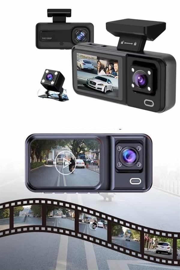 Ön ve Arka Kameralı 2 İnç 1080P Full HD DVR Araç İçi Ekran 5 Ön ve Arka Kameralı 2 İnç 1080P Full HD DVR Araç İçi Ekran - Görsel 5