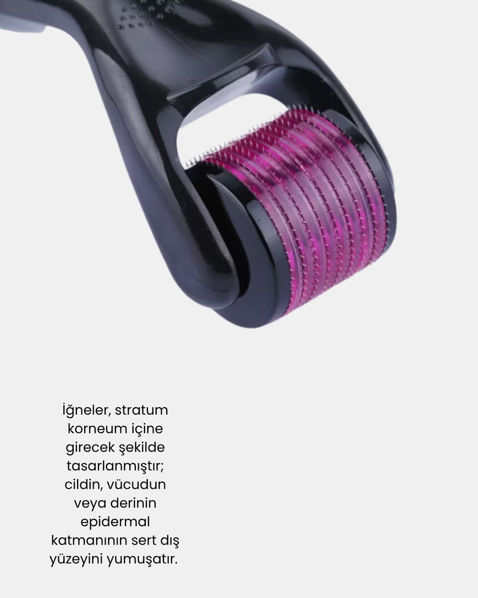 Derma Roller Titanyum İğneli Cilt Yenileyici – Akne, Kırışıklık ve Leke Karşıtı 5 Derma Roller Titanyum İğneli Cilt Yenileyici – Akne, Kırışıklık ve Leke Karşıtı - Görsel 5